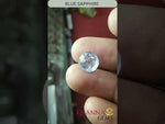Load and play video in Gallery viewer, 3.62/CT Natural Ceylonese Neelam with Govt Lab Certificate-BLUSA9S