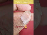 Load and play video in Gallery viewer, 5.26/CT Yellow sapphire with Govt Lab Certificate-45510