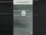 Load and play video in Gallery viewer, 5.39 Ratti Natural Ceylonese Yellow Sapphire with Govt Lab Certificate-(6771)