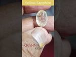 Load and play video in Gallery viewer, 5.79/CT Natural Ceylonese Pukhraj with Govt Lab Certificate-YELSA9V