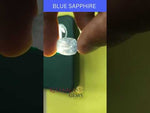 Load and play video in Gallery viewer, 8.50/CT Natural Blue Sapphire with Govt Lab Certificate-4551