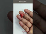 Load and play video in Gallery viewer, 6.56/CT Natural Triangular Red Coral-1800