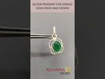 Load and play video in Gallery viewer, SILVER PENDANT FOR ZODIAC SIGN VIRGO AND GEMINI