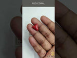 Load and play video in Gallery viewer, 6.75/CT Natural Triangular Red Coral-1800