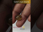 Load and play video in Gallery viewer, 6.69/CT Natural Apatite Cat's Eye with Govt. Lab certificate-1221