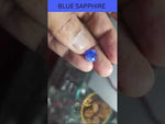 Load and play video in Gallery viewer, 3.86/CT Natural Blue Sapphire with Govt Lab Certificate-BLUSA9S