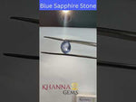 Load and play video in Gallery viewer, 4.03/CT Natural Blue Sapphire with Govt Lab Certificate-12210
