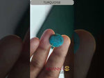Load and play video in Gallery viewer, 8.31/CT Natural Govt. Lab Certified Turquoise-1221
