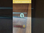 Load and play video in Gallery viewer, 4.00 Ratti yellow sapphire with Govt Lab Certificate-(YELSA9T)