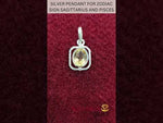 Load and play video in Gallery viewer, SILVER PENDANT FOR ZODIAC SIGN SAGITTARIUS AND PISCES