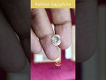 Load and play video in Gallery viewer, 4.89/CT Natural Ceylonese Pukhraj with Govt Lab Certificate-YELSA9W