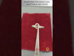 Load and play video in Gallery viewer, SILVER RING FOR ZODIAC SIGN SAGITTARIUS AND PISCES