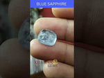 Load and play video in Gallery viewer, 8.33/CT Natural Blue Sapphire with Govt Lab Certificate-BLUSA9T