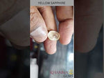 Load and play video in Gallery viewer, 8.78/CT Natural Yellow Sapphire With Govt. Lab Certificate-78810