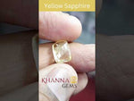 Load and play video in Gallery viewer, 3.80/CT Natural Ceylonese Pukhraj Stone with Govt Lab Certificate-YELSA9A