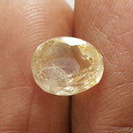 Load image into Gallery viewer, 4.33/CT Natural Yellow Sapphire With Govt Lab Certificate-YELSA9U
