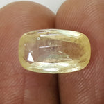 Load image into Gallery viewer, 4.71/CT Natural Yellow Sapphire with Govt Lab Certificate-YELSA9U