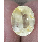 Load image into Gallery viewer, 5.05/CT Natural yellow sapphire with Govt Lab Certificate-YELSA9V