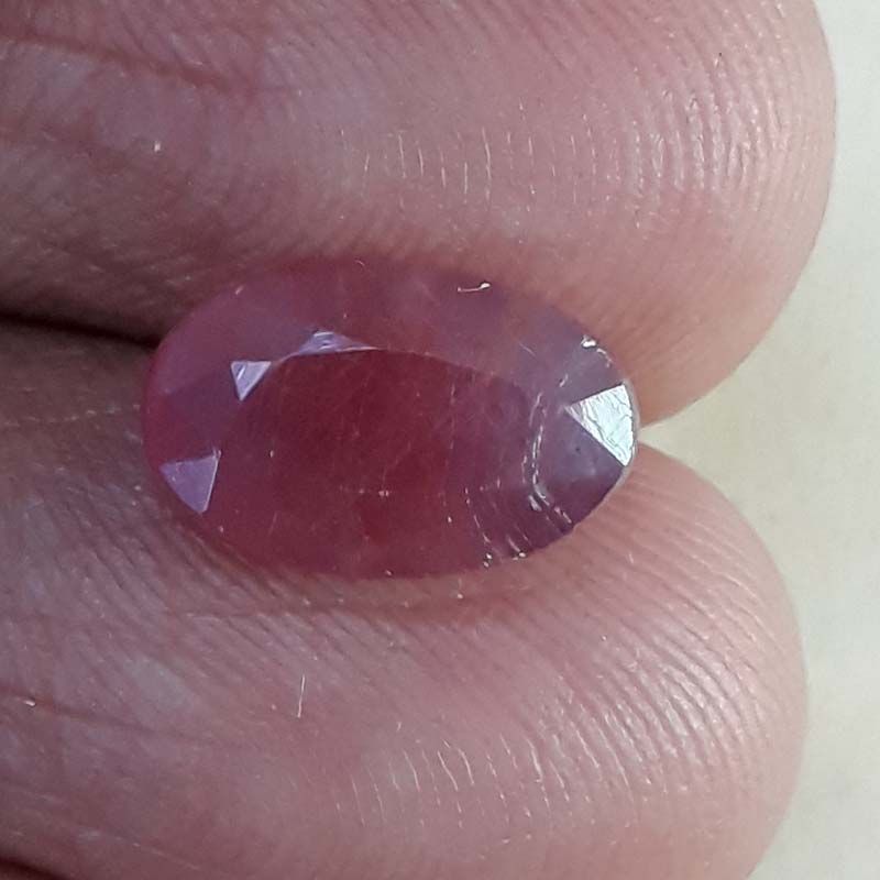 4.19 Ratti Natural New Burma Ruby with Govt. Lab Certificate-(3100)
