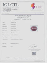 Load image into Gallery viewer, 12.92/CT Natural Indian Ruby with Govt. Lab Certificate-74413