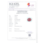 Load image into Gallery viewer, 6.80/CT Natural Mozambique Ruby with Govt. Lab Certificate-(23310)