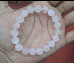 Load image into Gallery viewer, ROOSE QUARTZ BRACELET (BIG BEAD)-900