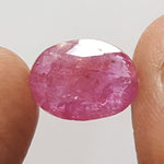Load image into Gallery viewer, 3.79/CT Natural Mozambique Ruby with Govt. Lab Certificate-RUBY9V