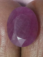 Load image into Gallery viewer, 7.66 Ratti Natural Mozambique Ruby with Govt. Lab Certificate (7881)