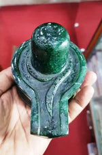 Load image into Gallery viewer, NATURAL JADE SHIVLING (25)