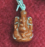 Load image into Gallery viewer, Silver Pendant of Natural Sun Sitara (Ganesha) Stone-1200