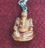 Load image into Gallery viewer, Silver Pendant of Natural Sun Sitara (Ganesha) Stone-1200