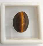 Load image into Gallery viewer, 8.95/CT NATURAL TIGER CAT'S EYE-(450)