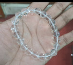 Load image into Gallery viewer, WHITE QUARTZ BRACELET (BIG BEADS)-900