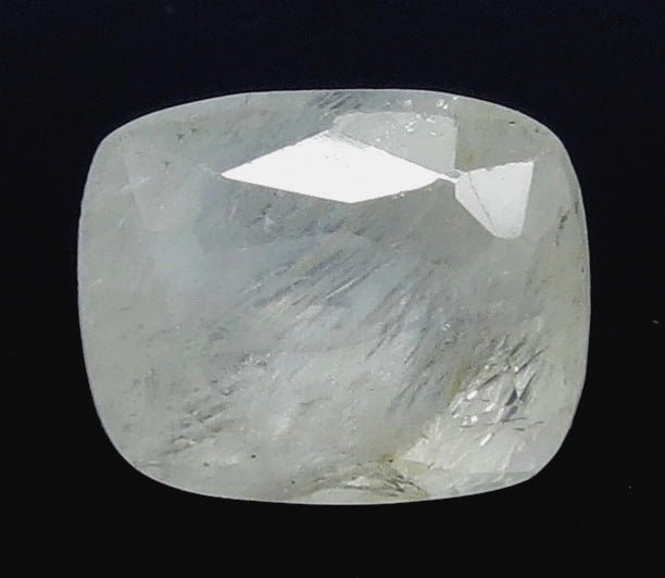 7.24/CT Natural White Sapphire with Govt Lab Certificate (4551)