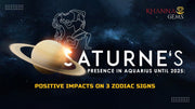 Saturn's Presence in Aquarius Until 2025: Positive Impacts on 3 Zodiac Signs