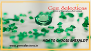 How to choose emerald