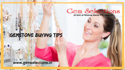 Gemstone buying tips