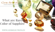 What is Rarest color of sapphi