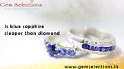 Are blue sapphires cheaper than diamonds