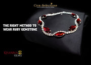 The Right Method to Wear Ruby Gemstone