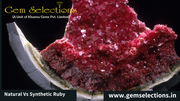 Types of Rubies Natural vs Synthetic?