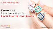 Know the Significance of Each Finger for Rings