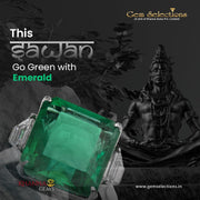 This sawan goes green with Emerald