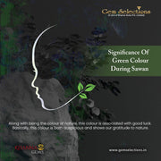 Significance of green color during Sawan