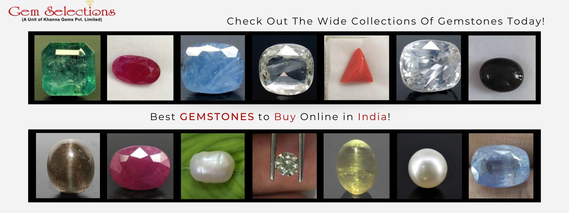 Buy Gemstones Online | Natural Precious Gemstones | Gem Selections
