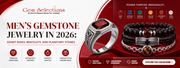 Men's Gemstone Jewelry in 2026: Signet Rings, Bracelets, and Planetary Stones