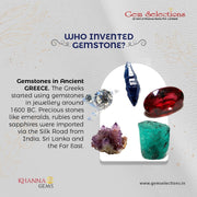 Who invented gemstones?