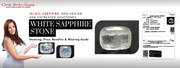 White Sapphire stone 