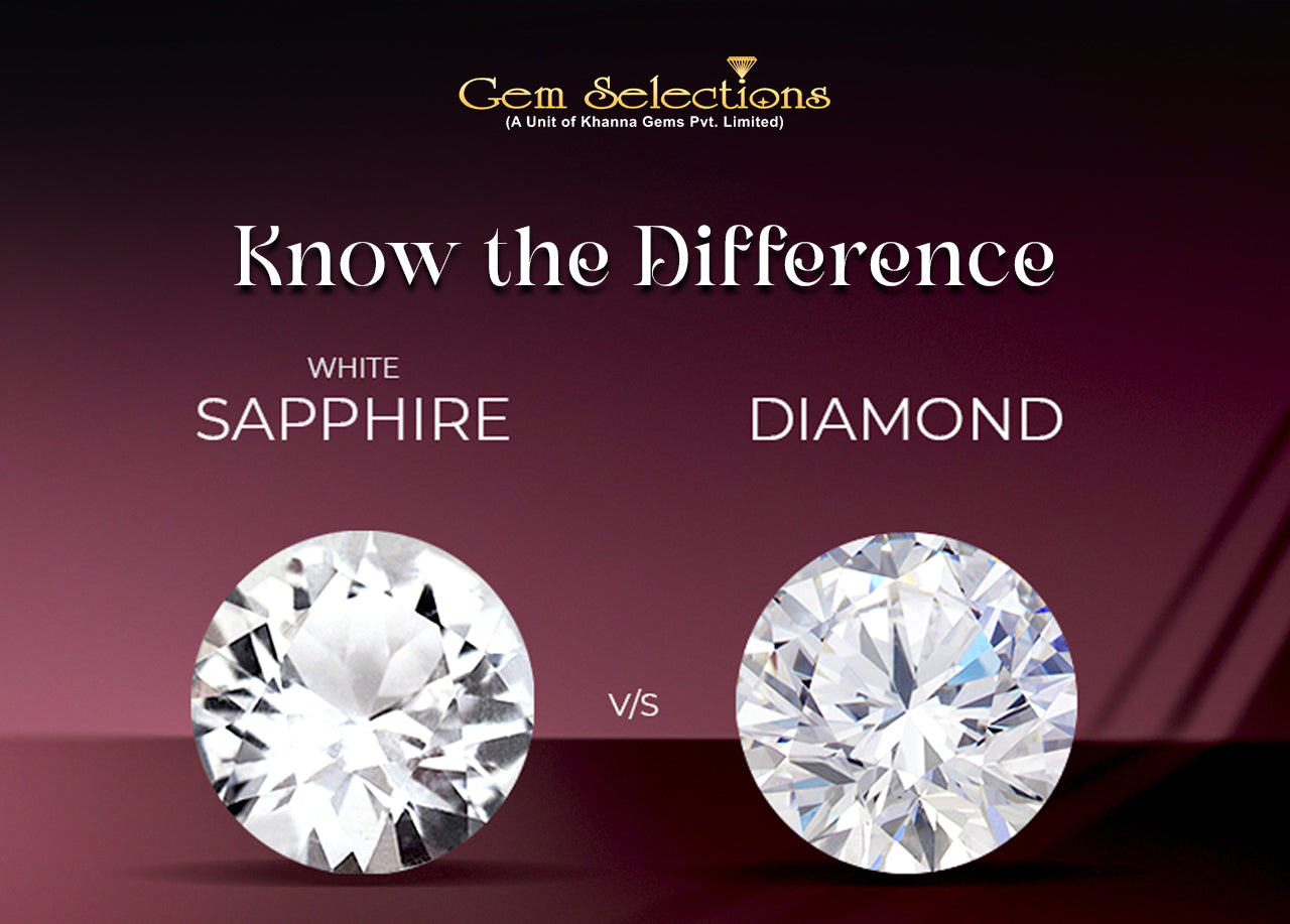 Diamond V/S White Sapphires: Know the Difference