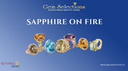 Sapphire on fire